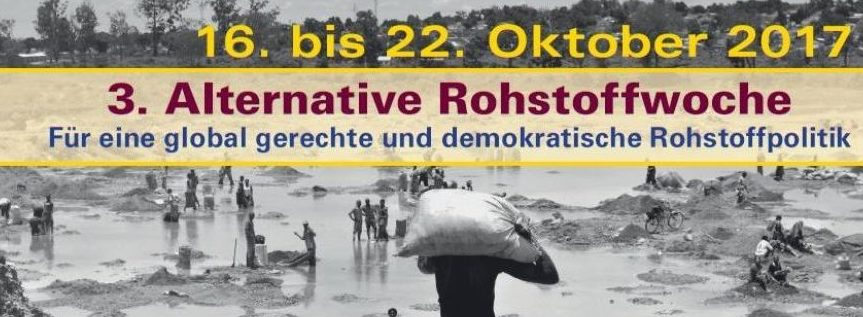 Berlin: 16. – 22. Oktober 2017: Alternative Rohstoffwoche