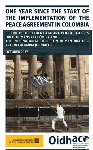 One year since the start of the implementation of the peace agreement in Colombia