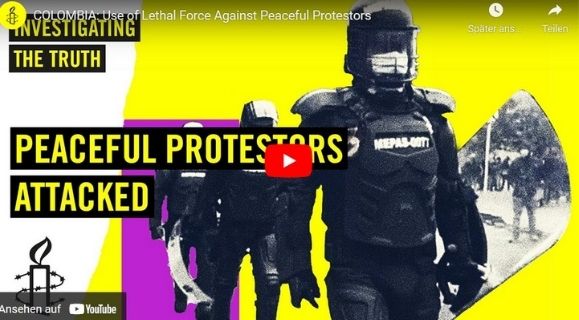 AI:  neue Beweise für tödliche Polizeigewalt gegen Demonstrierende