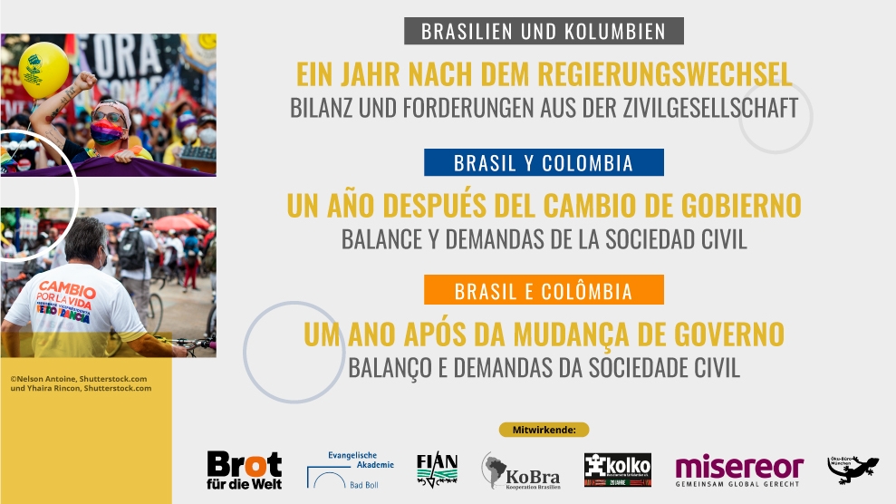 Bad Boll, 17.–18. Juni // Tagung: Brasilien und Kolumbien ein Jahr nach dem Regierungswechsel